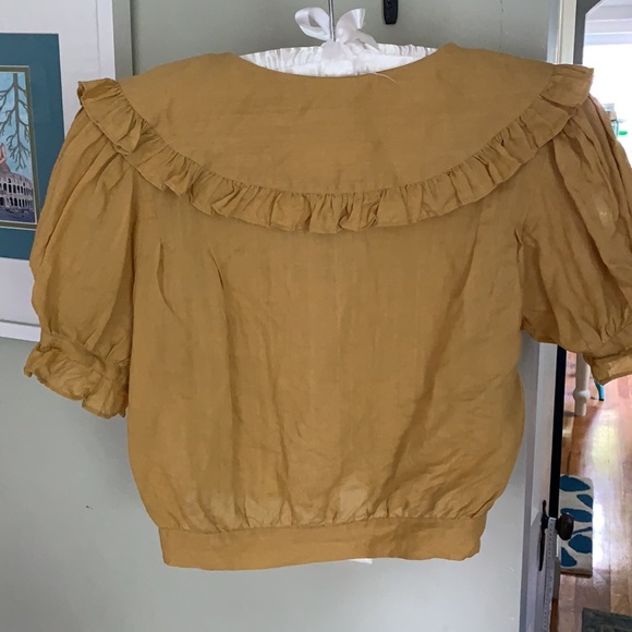 NWOT Doen Sparrow top in semolina - S - Picture 5 of 5